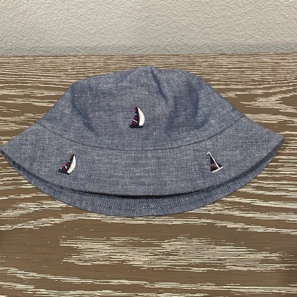 NWT Janie and Jack Sailboat Bucket Hat - Picture 1 of 2